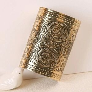 vintage Egyptian eyePattern‎ Geometric Design Cuff Bangle For Women